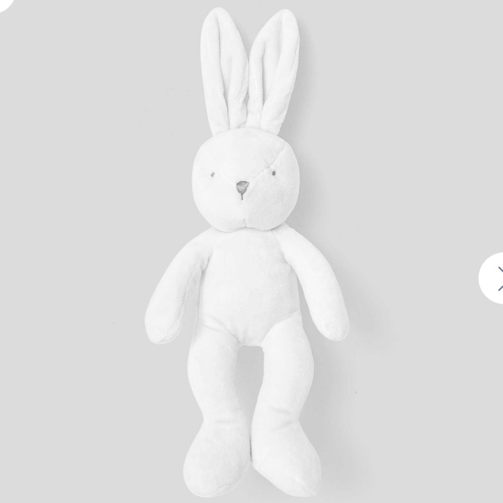 Jacadi Paris Small Rabbit Plush Toy in White
